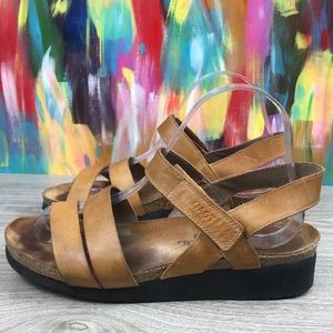 Naot Kayla Three Strap Wedge Sandals